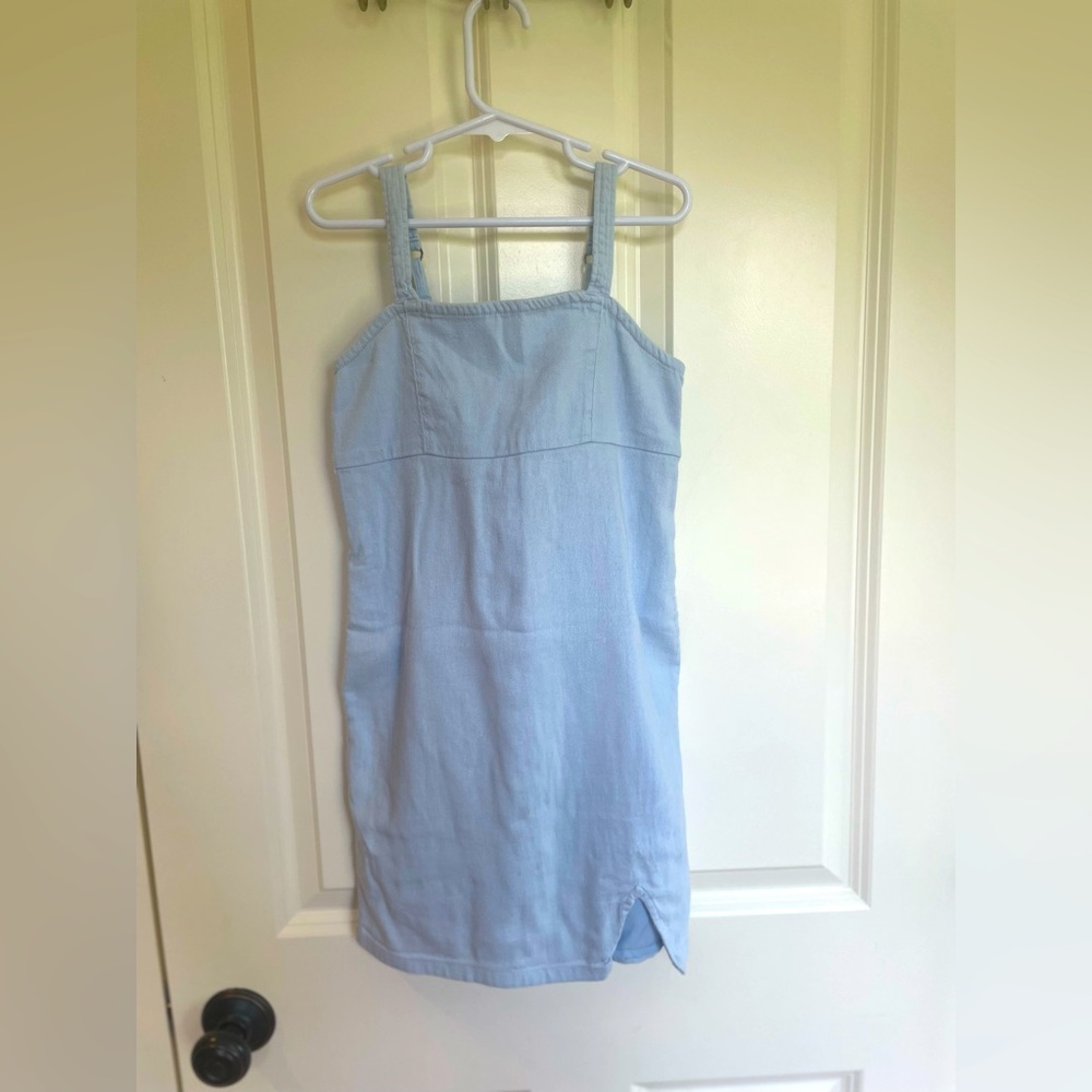 Abercrombie kids blue shift dress size 7/8